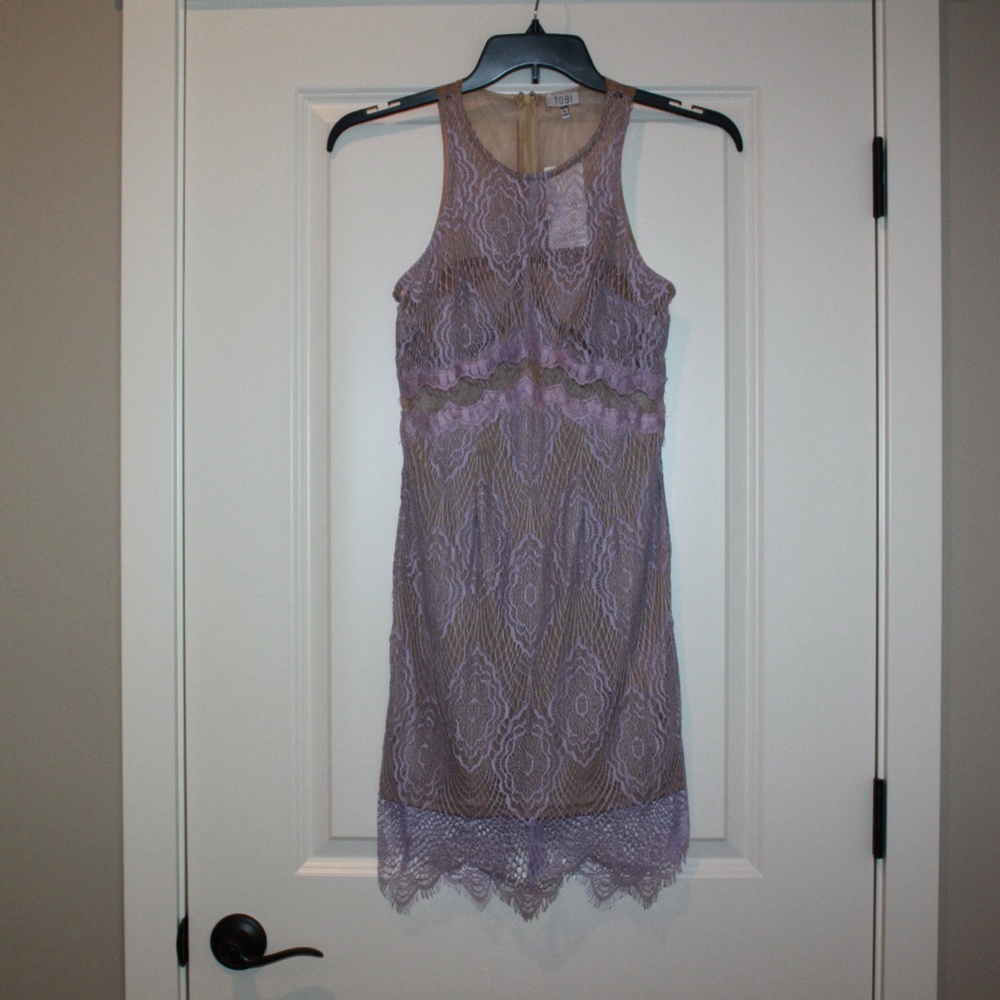 Tobi Violet Lace Dress